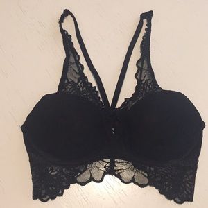 Victoria’s Secret Black Push-up bralette.